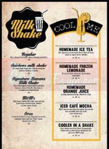 Grind Burger menu Egypt